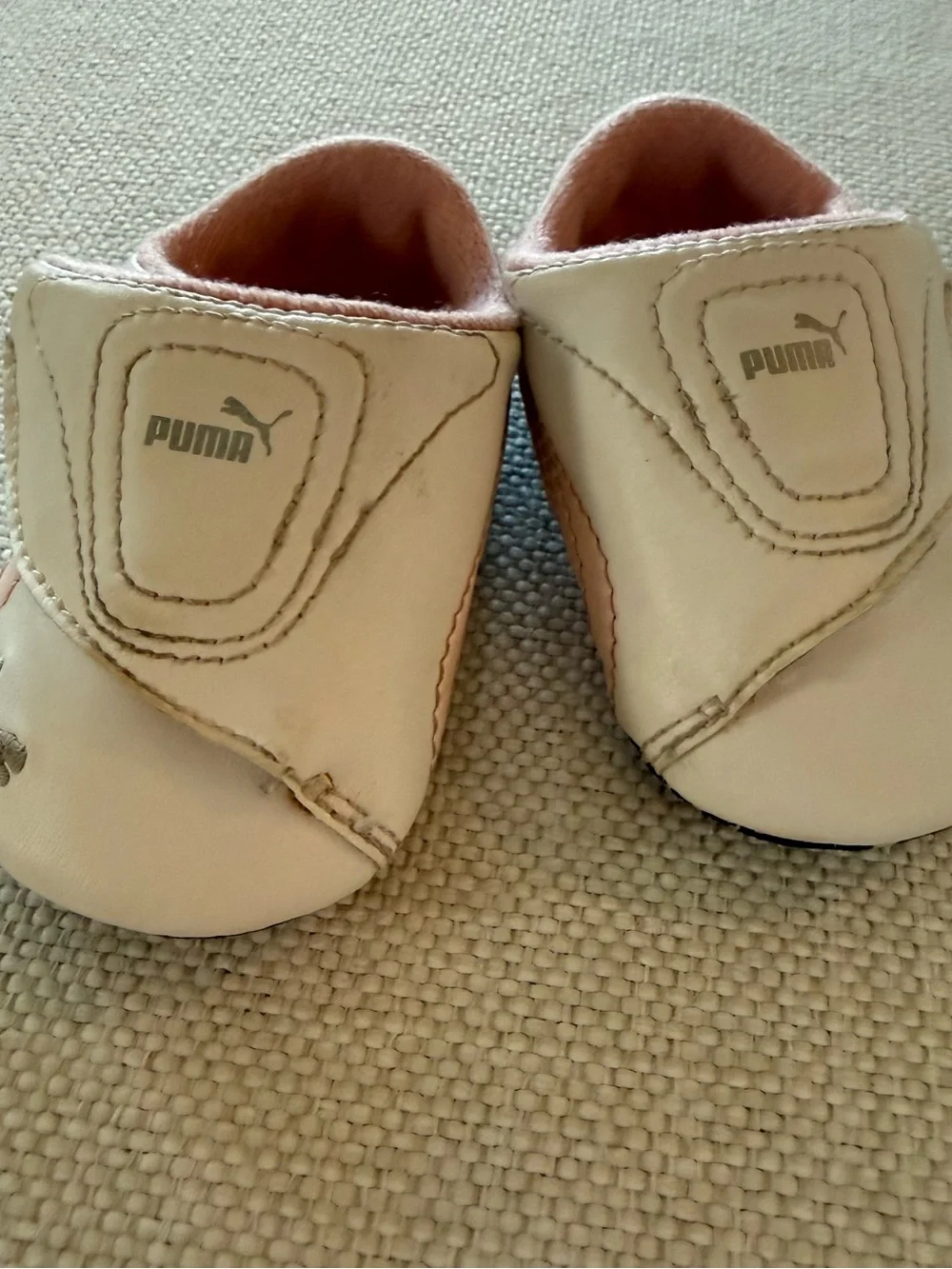Puma Drift Cat II Crib Infant Sneakers White and Pink - Size 1
